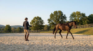 longe un cheval