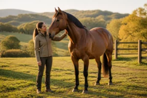 Harmonie entre lhomme et le cheval