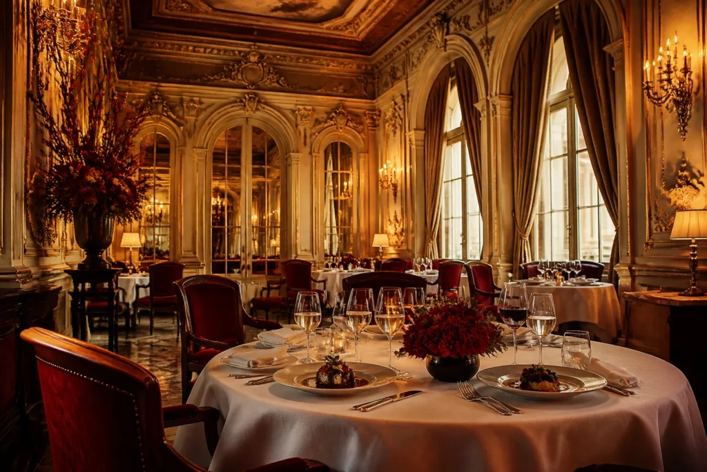 Elegance dun restaurant francais historique