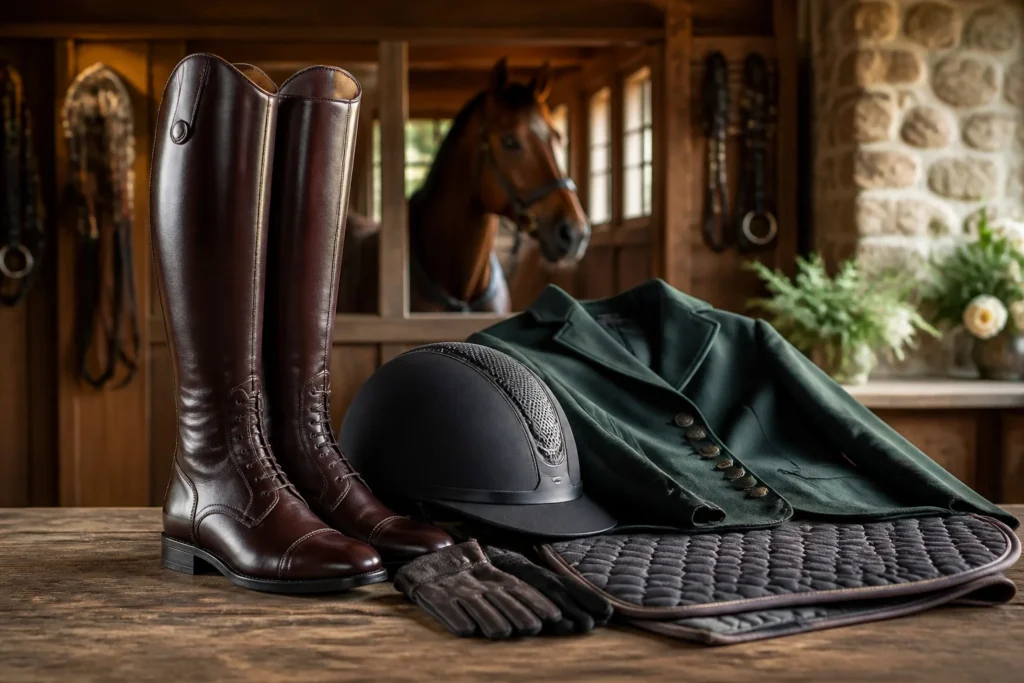 Equipement dequitation de luxe